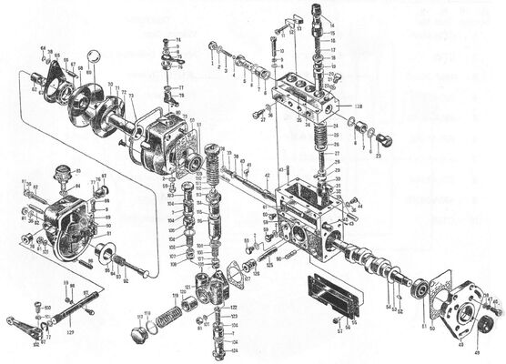495AG 디젤 엔진 부품 - 연료 분사 펌프 - 495A-30000