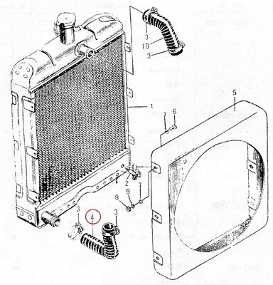 495AG-00002 중국 제조 디젤 엔진 예비 부품의 튜브 입수
